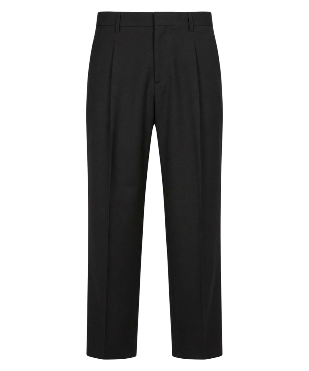 Men's Elegant Be Able Trousers with Pleats and 28cm Hem