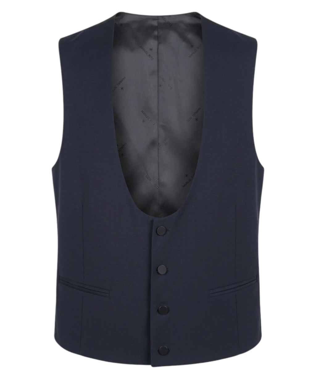 Blauw driedelig smokingpak - elegantie en comfort