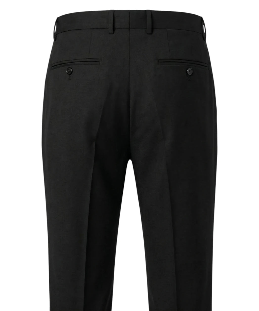 Men's Black Stretch Wool Shawl Collar Tuxedo