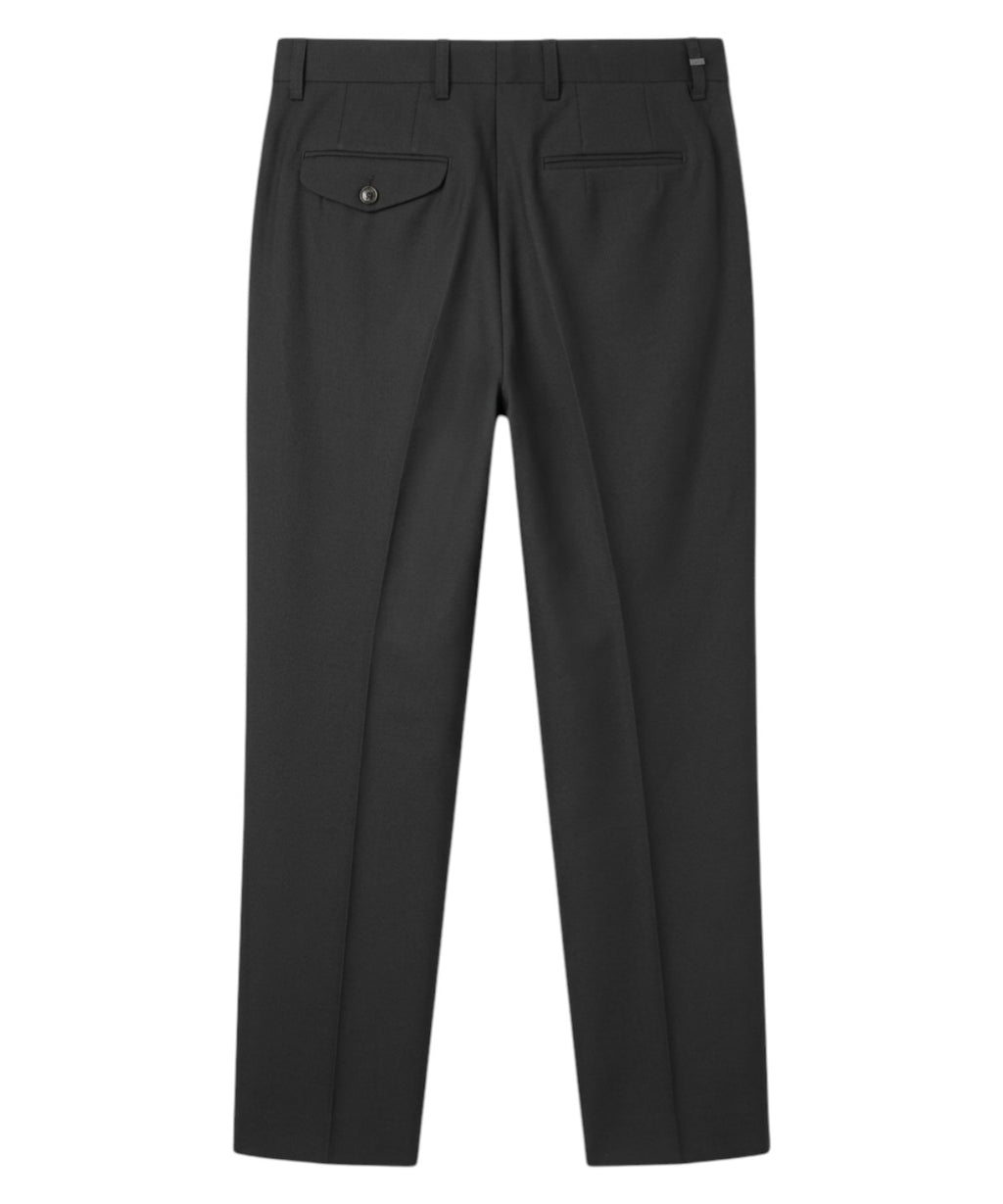 Men's Elegant Be Able Trousers with Pleats and 28cm Hem
