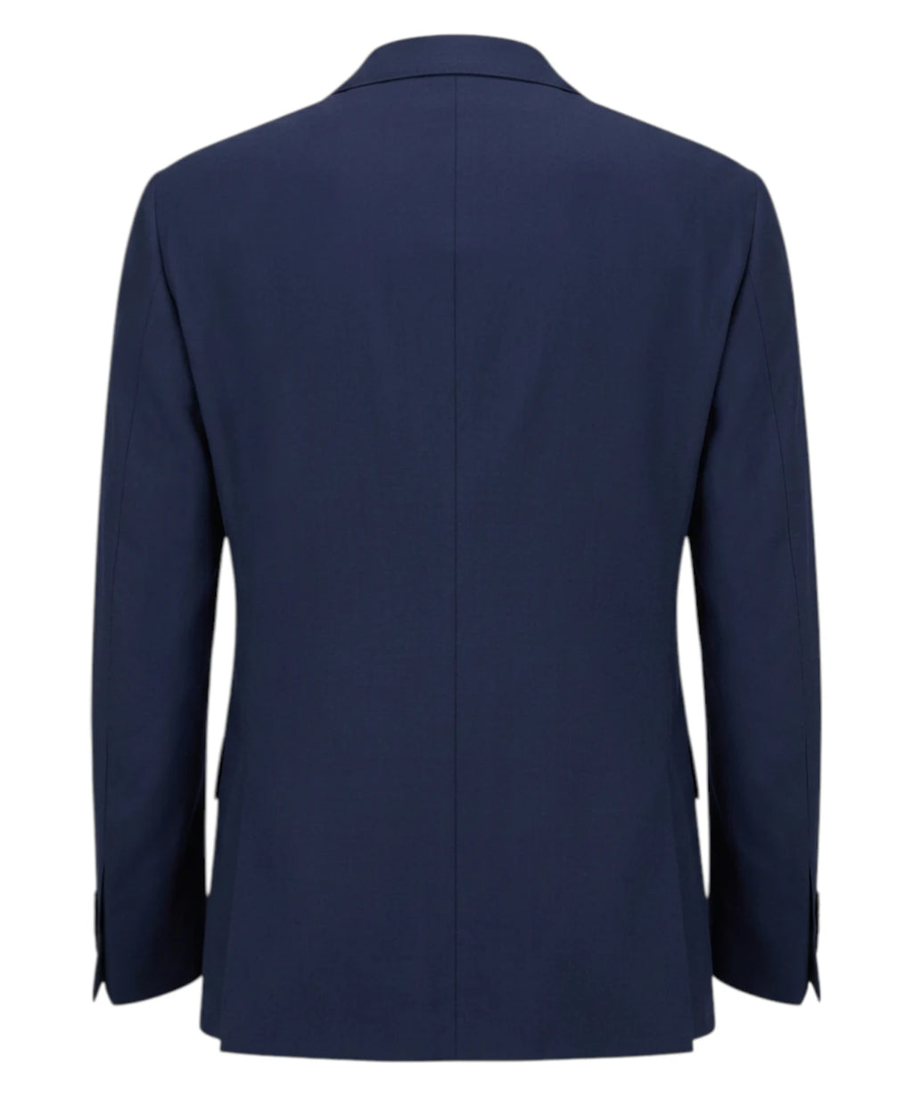 Traje Hombre Azul Doble Botonadura Stretch Elegante