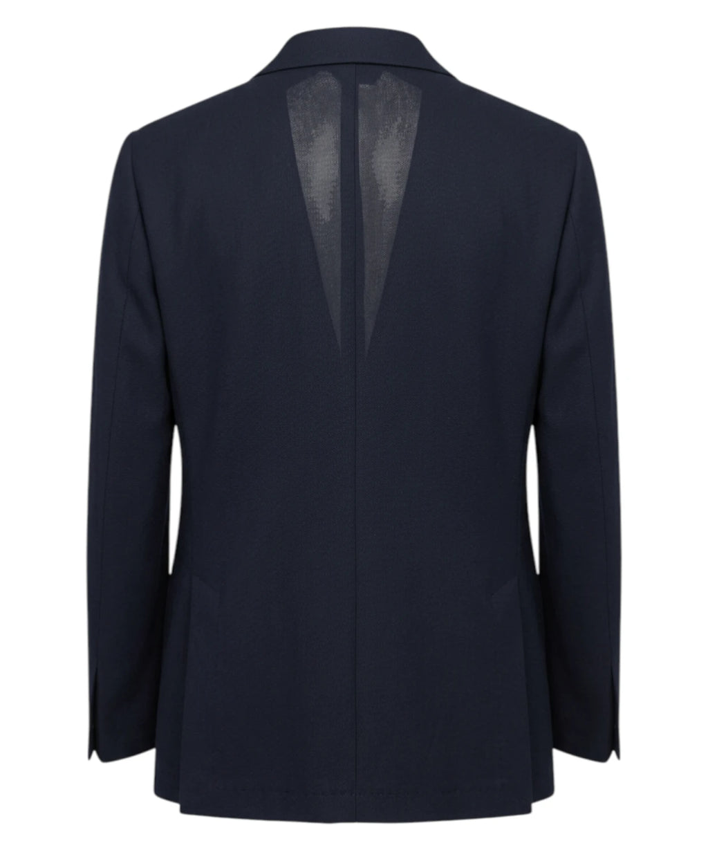 Men's Blue Cotton Jacket - Paoloni Elegant Blazer