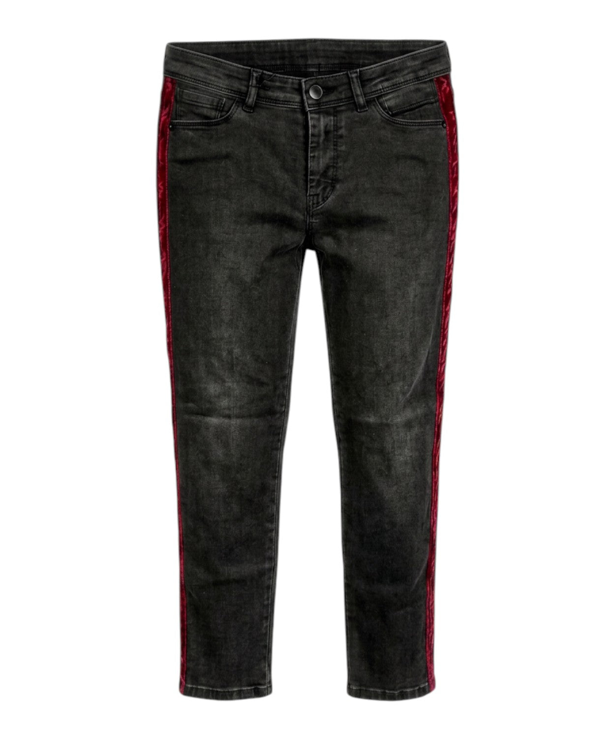 Jeans mujer Rehash en denim stretch con banda lateral