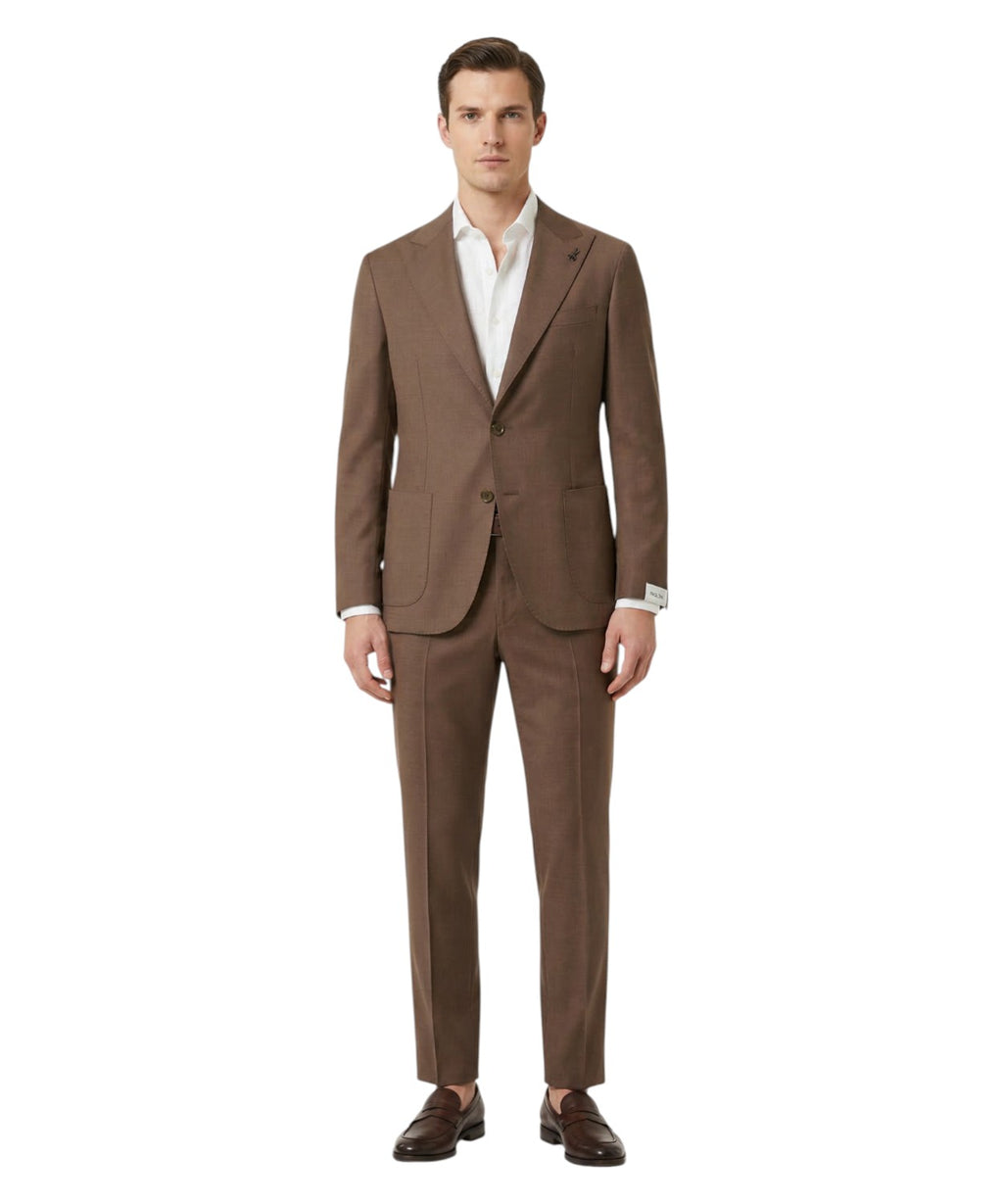 Paoloni Unlined Stretch Wool Fresco Jacket