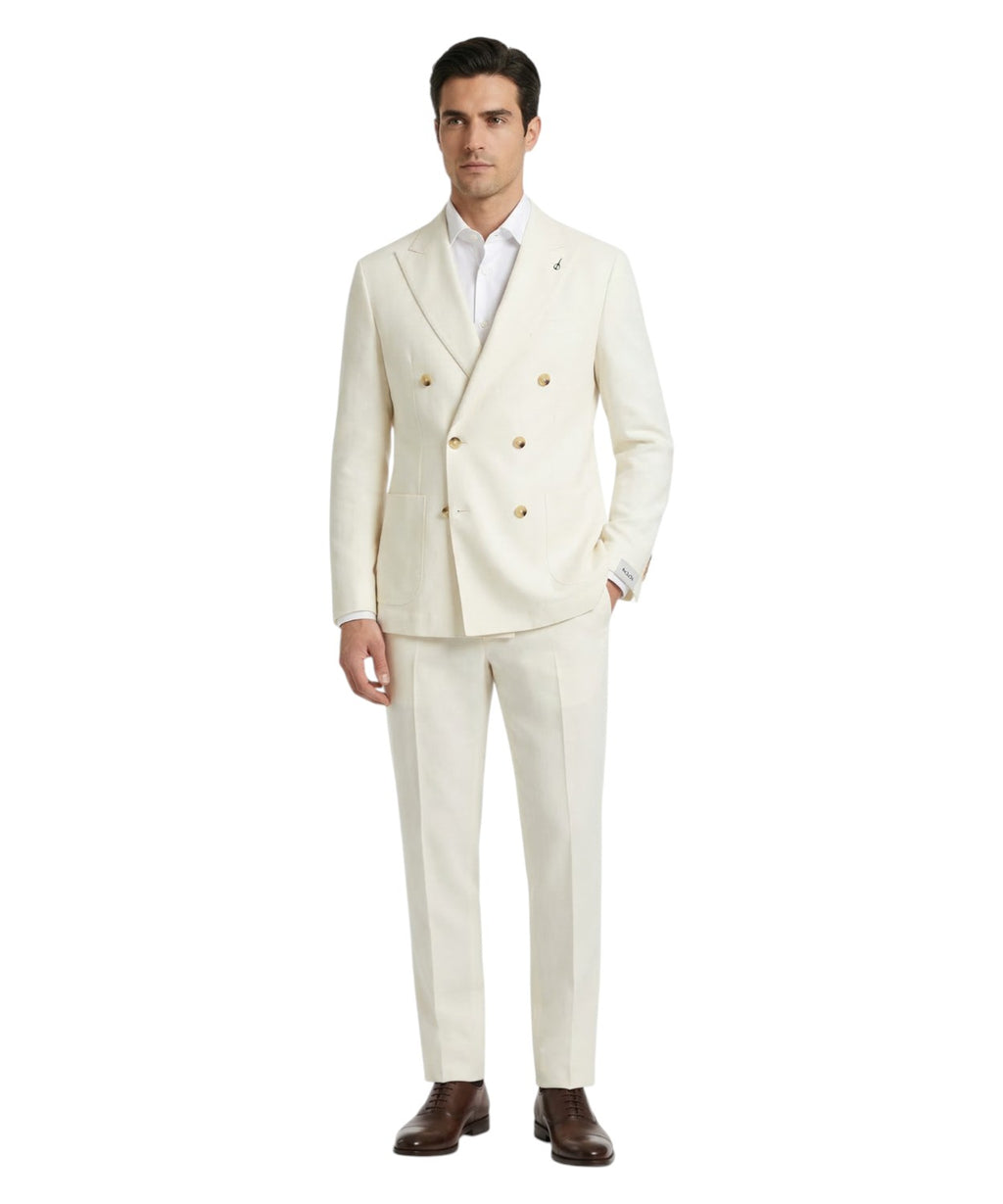 Paoloni Double-Breasted Virgin Wool Jacket