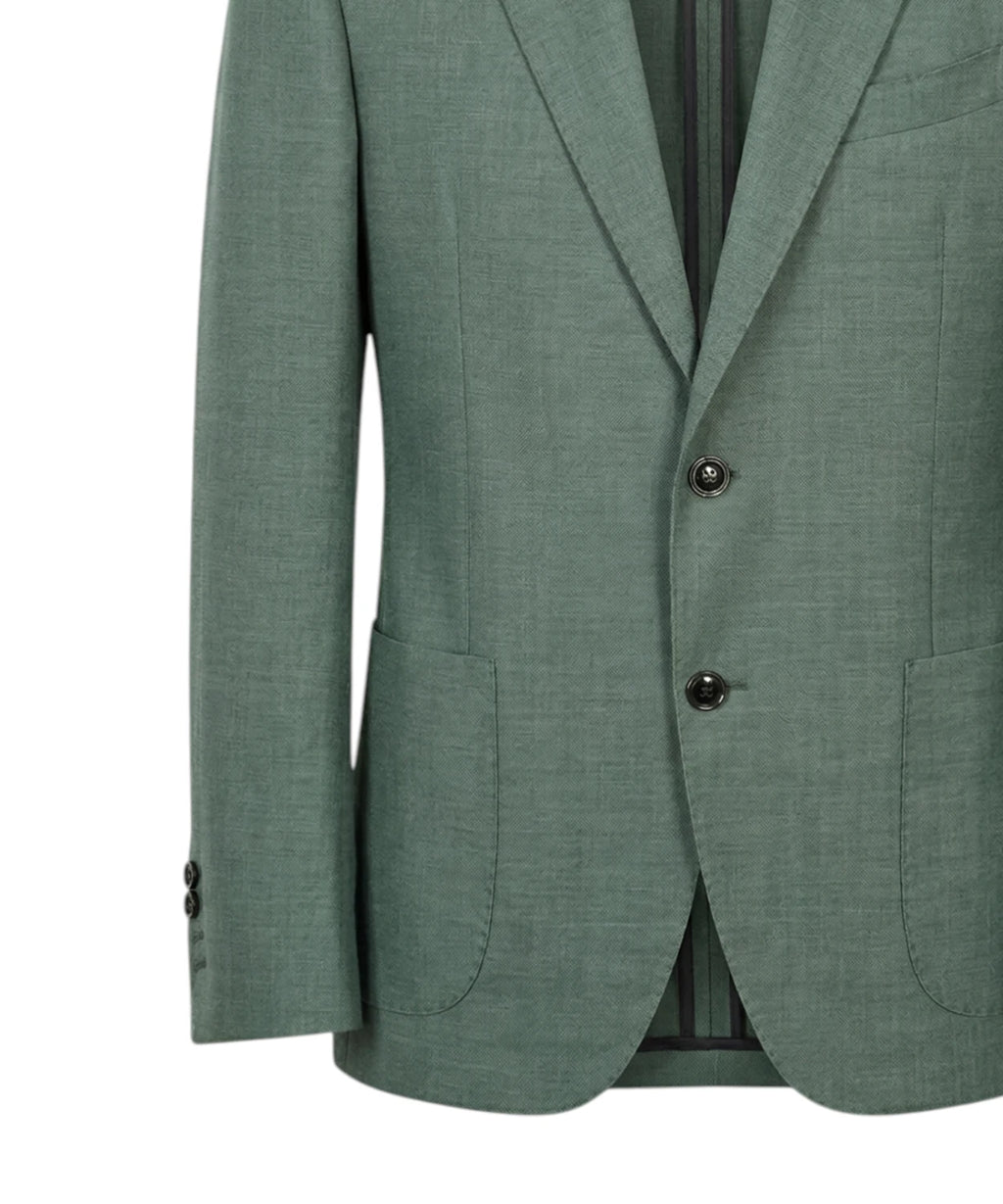 Men's Green Arno Slim Fit Suit