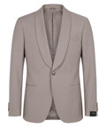 Abito Uomo Beige Fresco Lana Stretch di Manuel Ritz