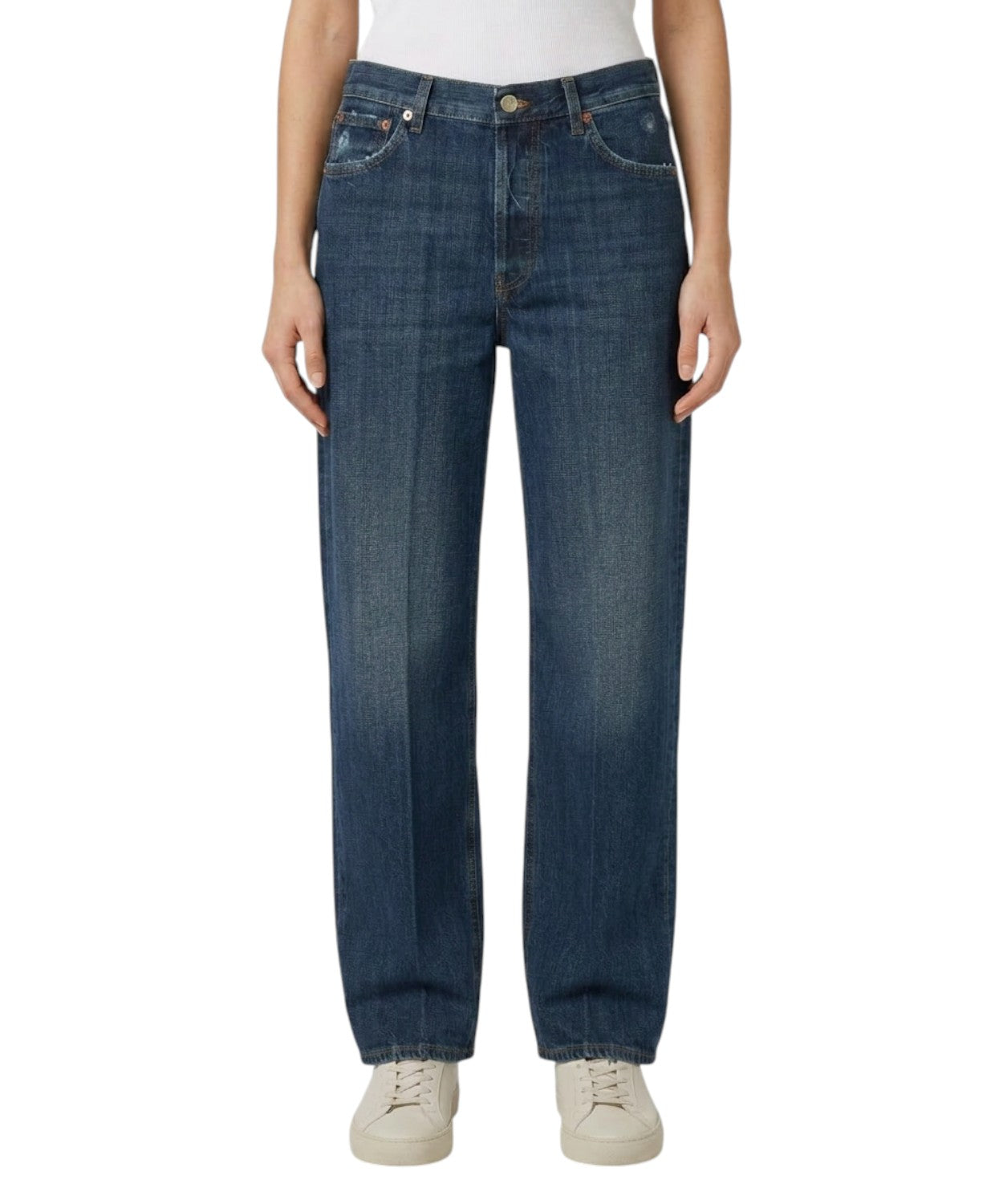 Dondup Dakota Jeans Wide Leg Rigid Denim 12.5 Oz