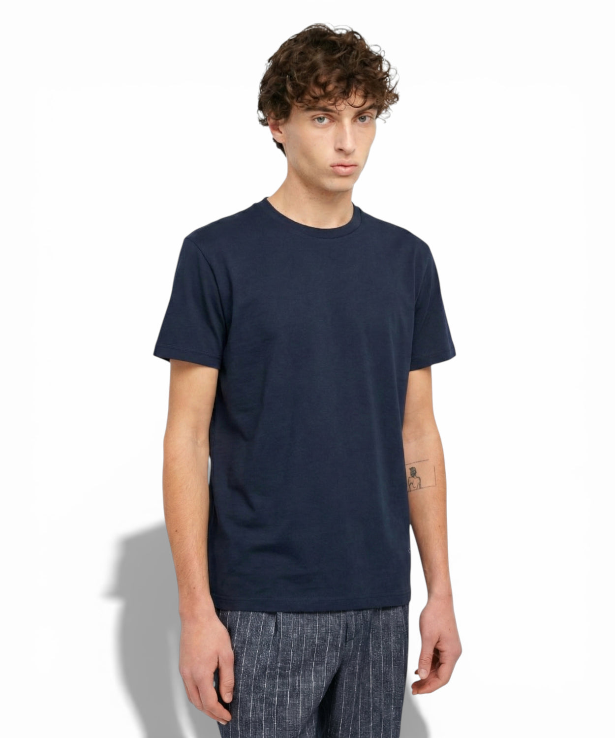 T-Shirt Uomo Cotone Girocollo di Manuel Ritz