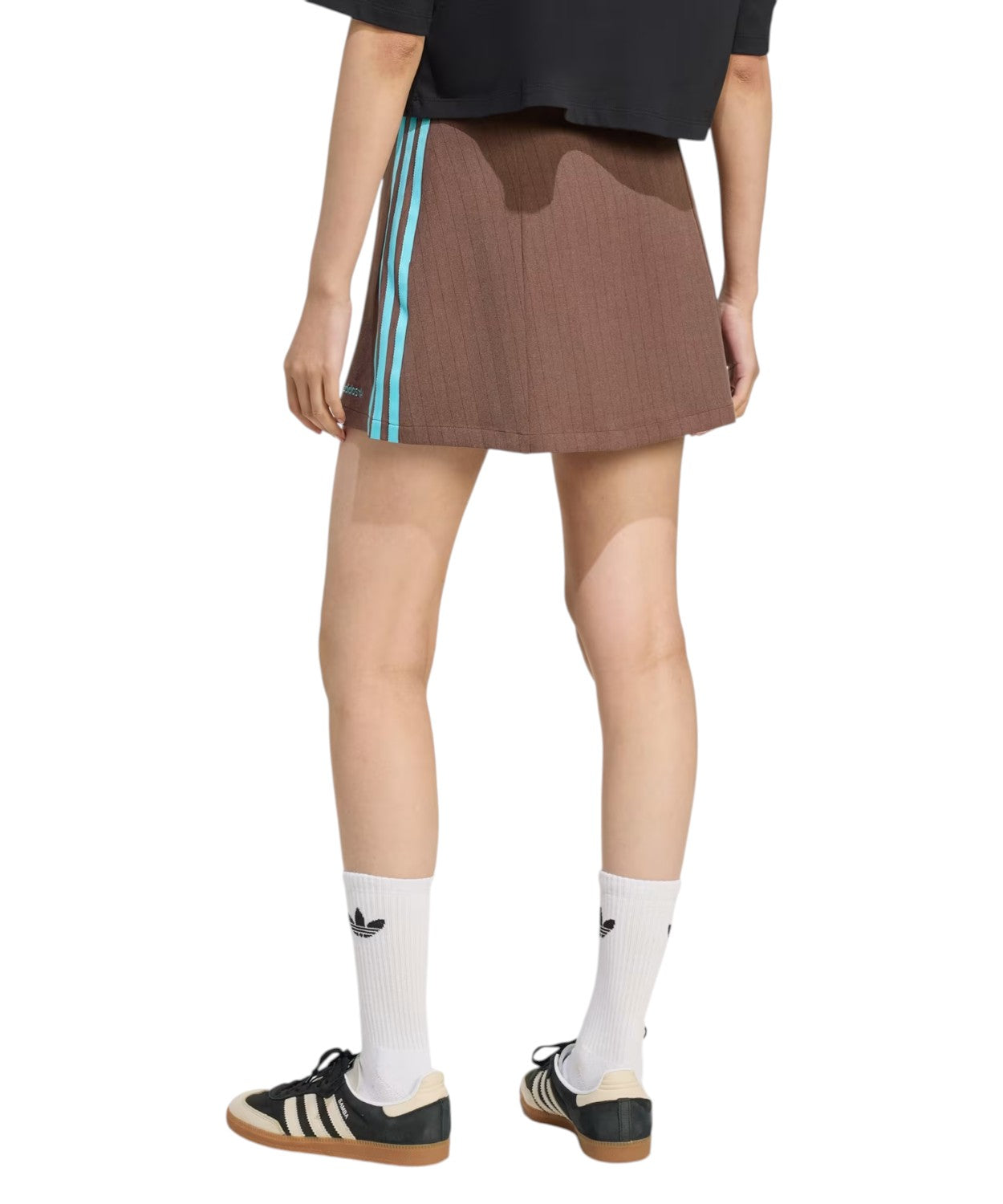 Adidas Originals Gonna Sartoriale in Spina di Pesce