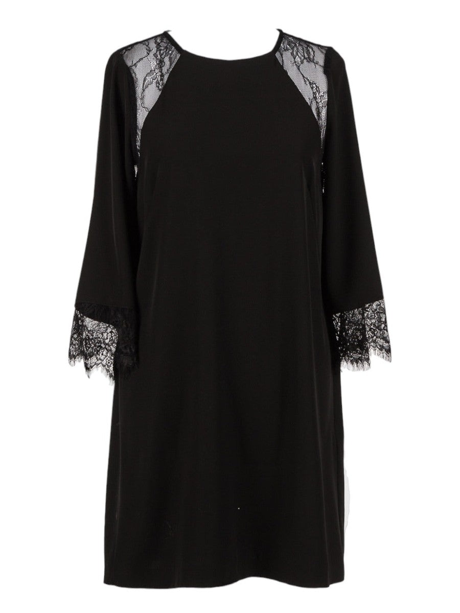 Mini abito con pizzo intarsiato-Twinset-Abiti-Vittorio Citro Boutique