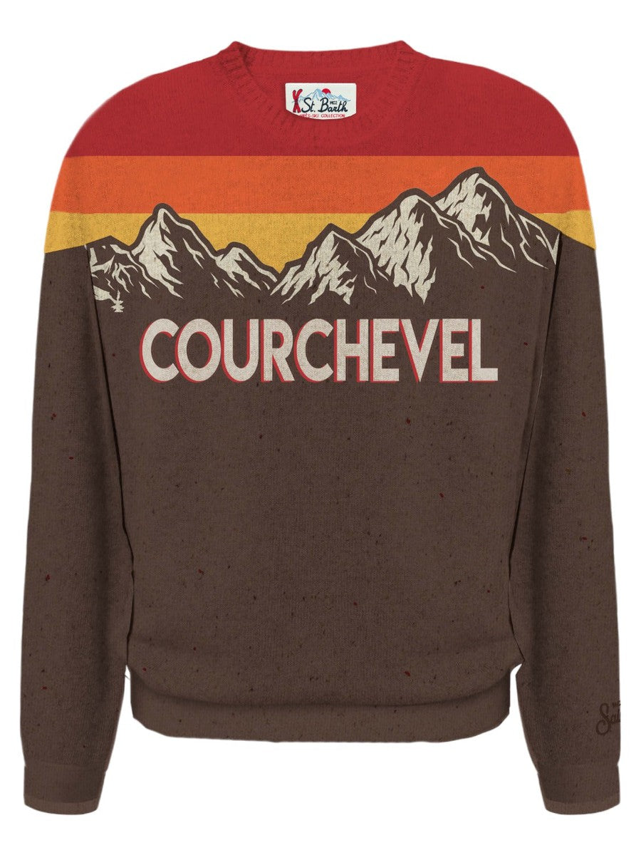 Maglione con stampa Courchevel-Mc2 Saint Barth-Maglieria-Vittorio Citro Boutique