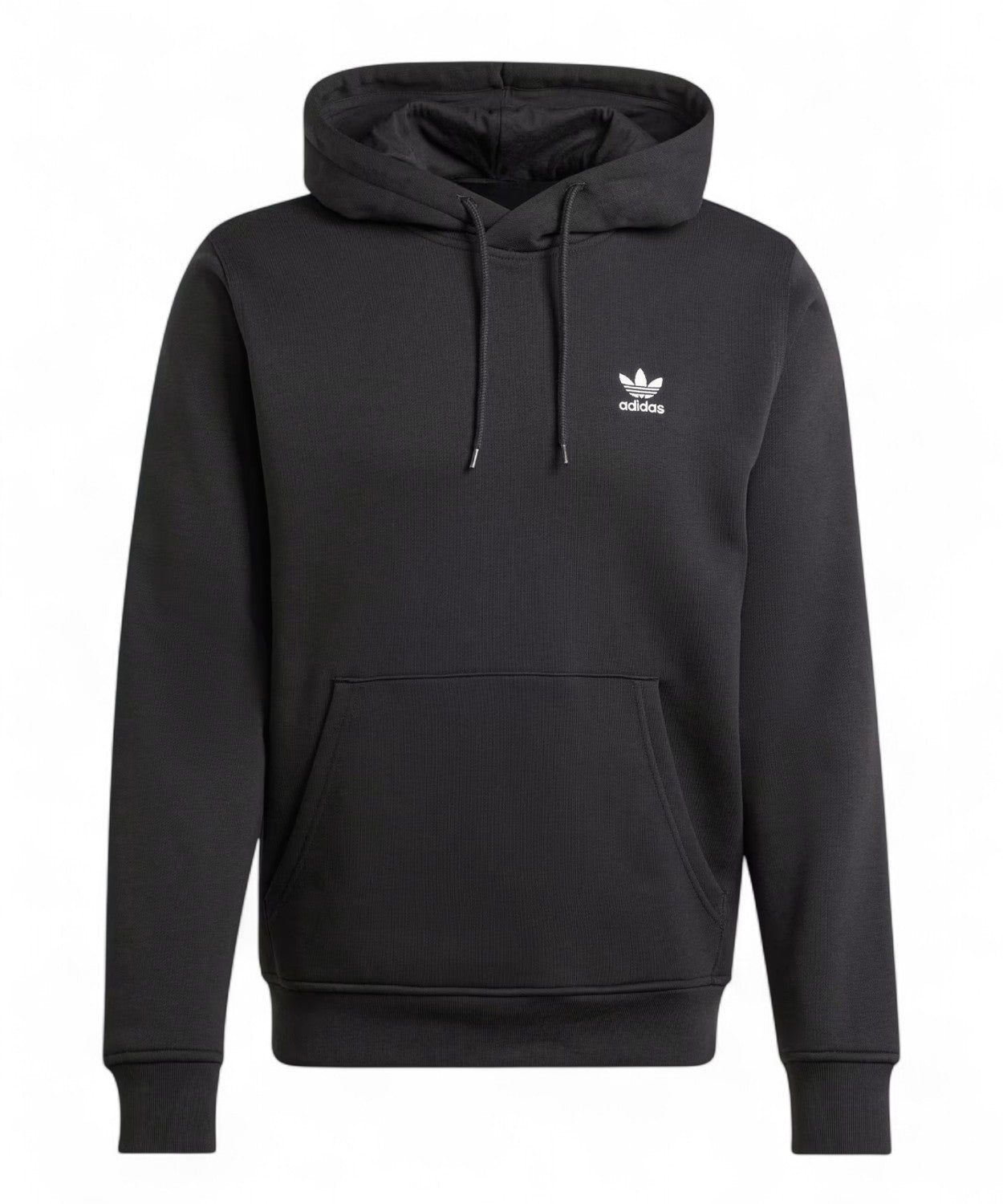 Adidas Trefoil Essentials Felpa con Cappuccio in Cotone Felpato-Felpe-Adidas Originals-Vittorio Citro Boutique