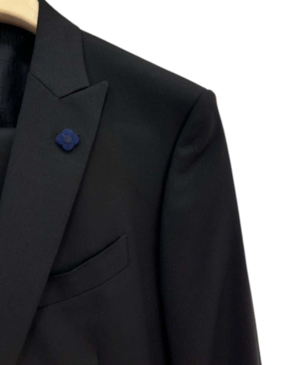 Men's Lardini suit with double-breasted waistcoat