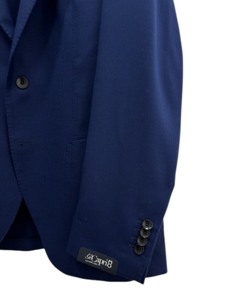 Capri Single-Breasted Virgin Wool Jacket
