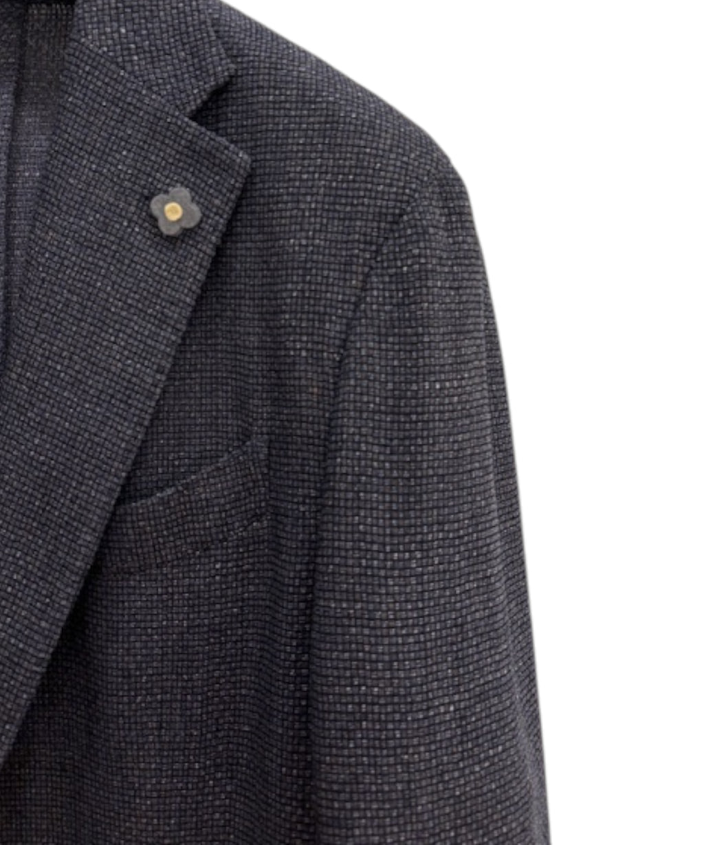 Men's Lardini Single-Breasted Cotton Jacket