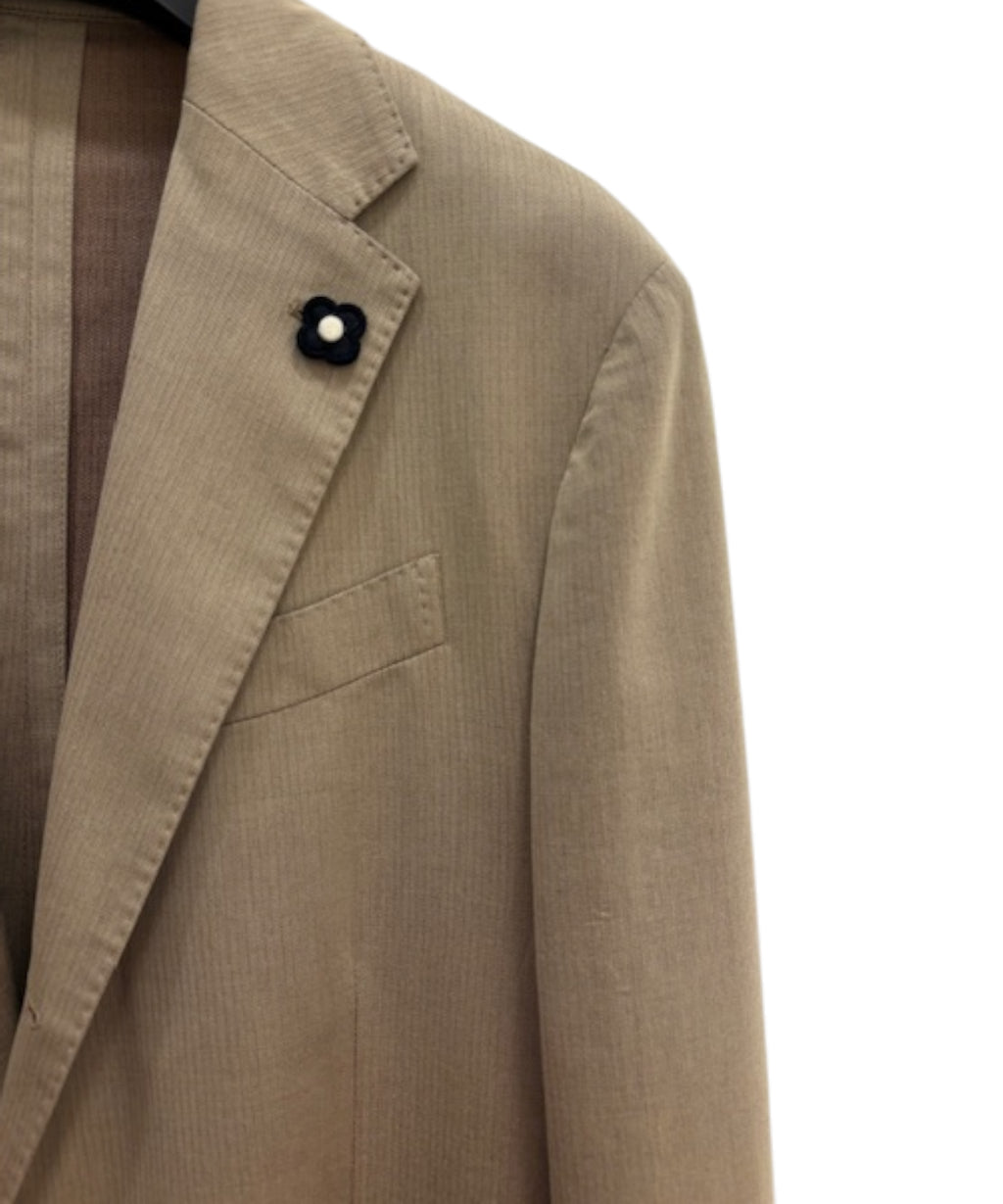 Lardini Single-Breasted Cotton Jacket
