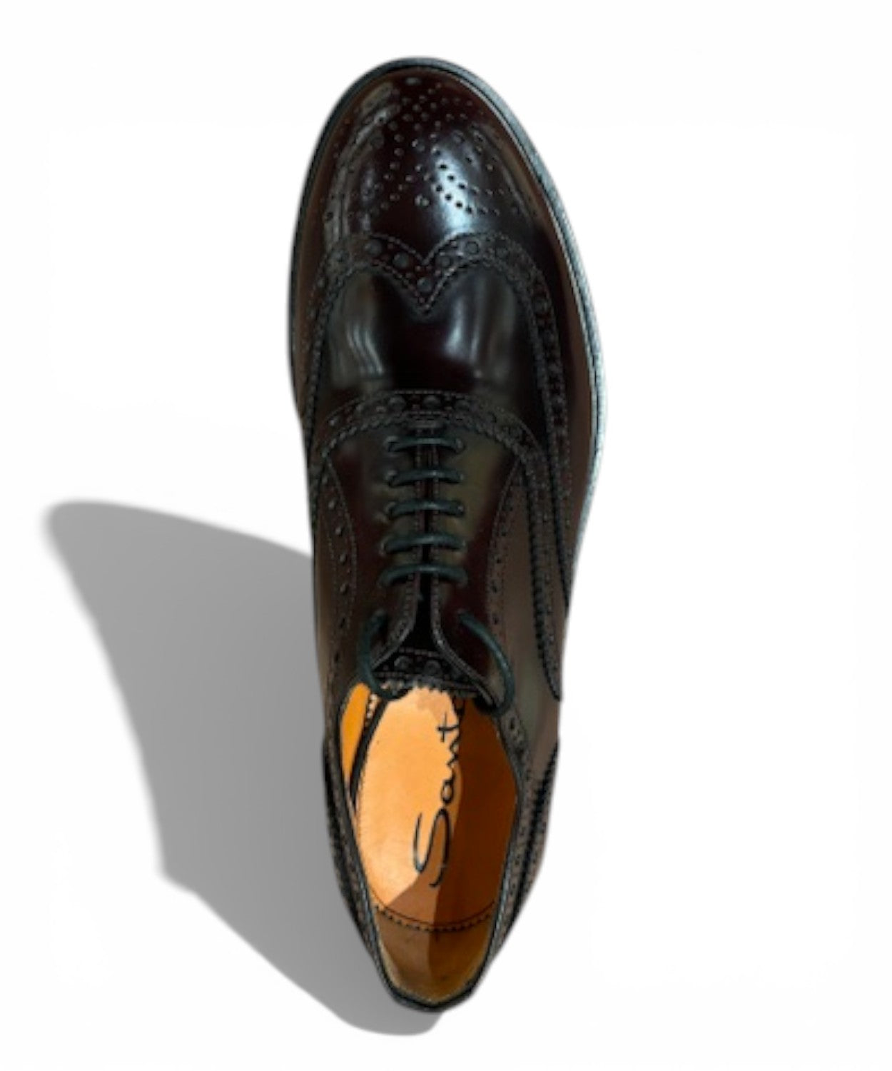 Stringate Uomo Pelle Santoni - Eleganza Artigianale