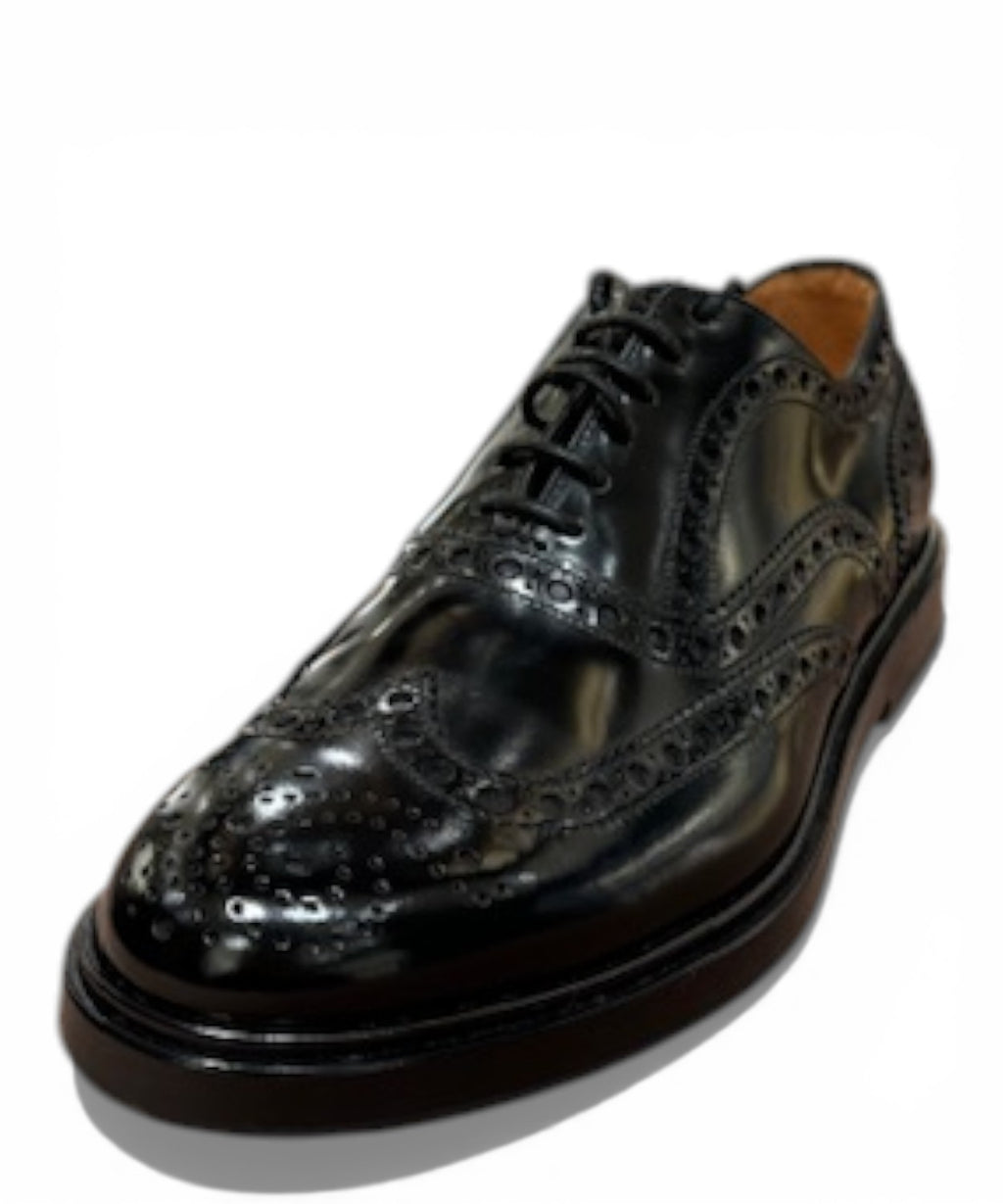 Pánské kožené polobotky Santoni – Řemeslná elegance