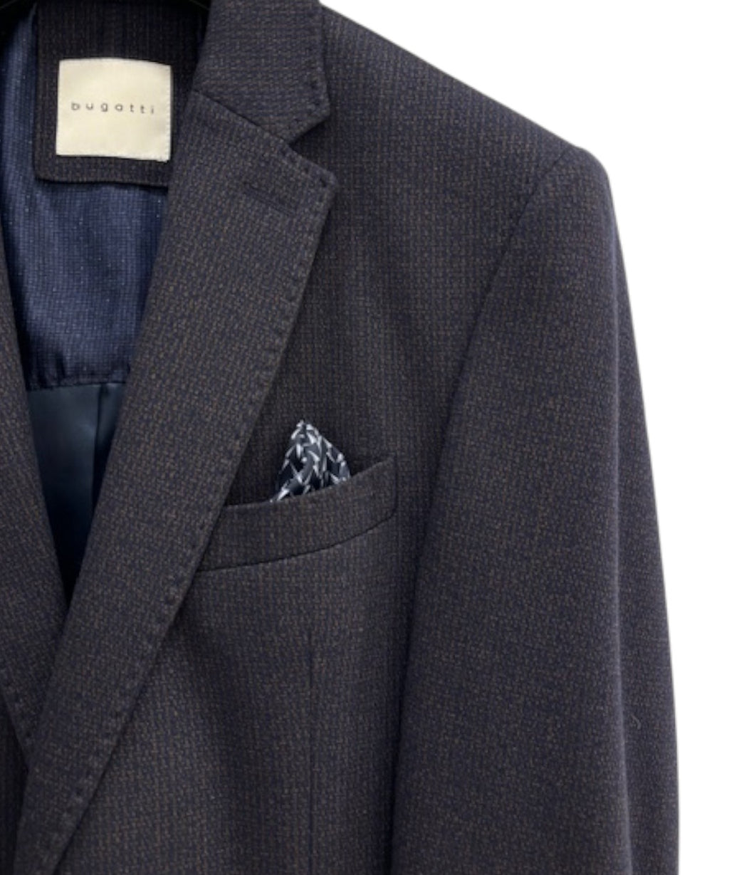 Bugatti Single-Breasted Piqué Jacket