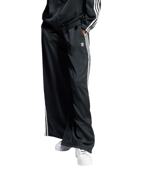 adidas satin wide-leg track pants for a modern look