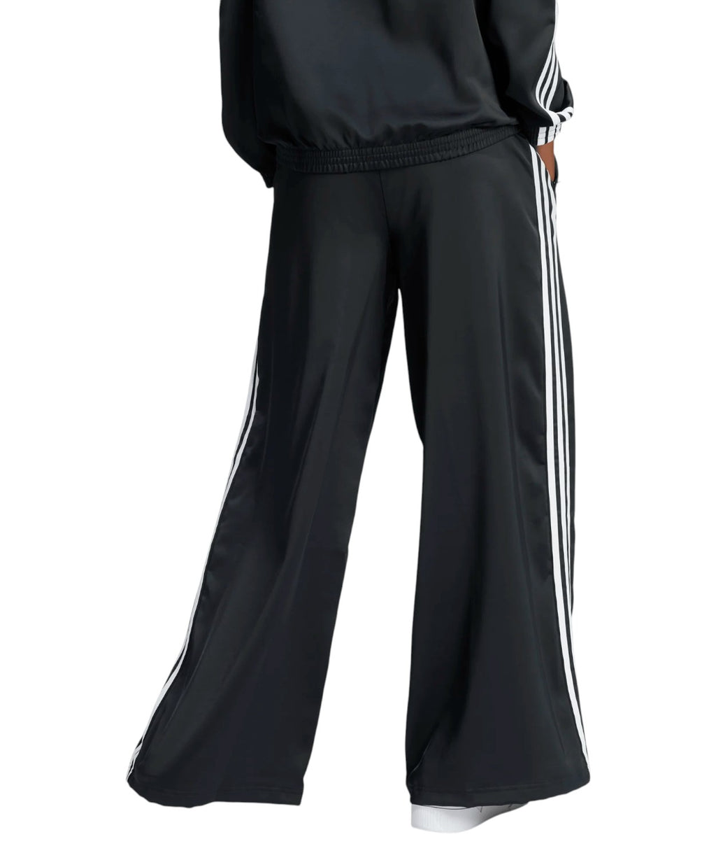 adidas satin wide-leg track pants for a modern look