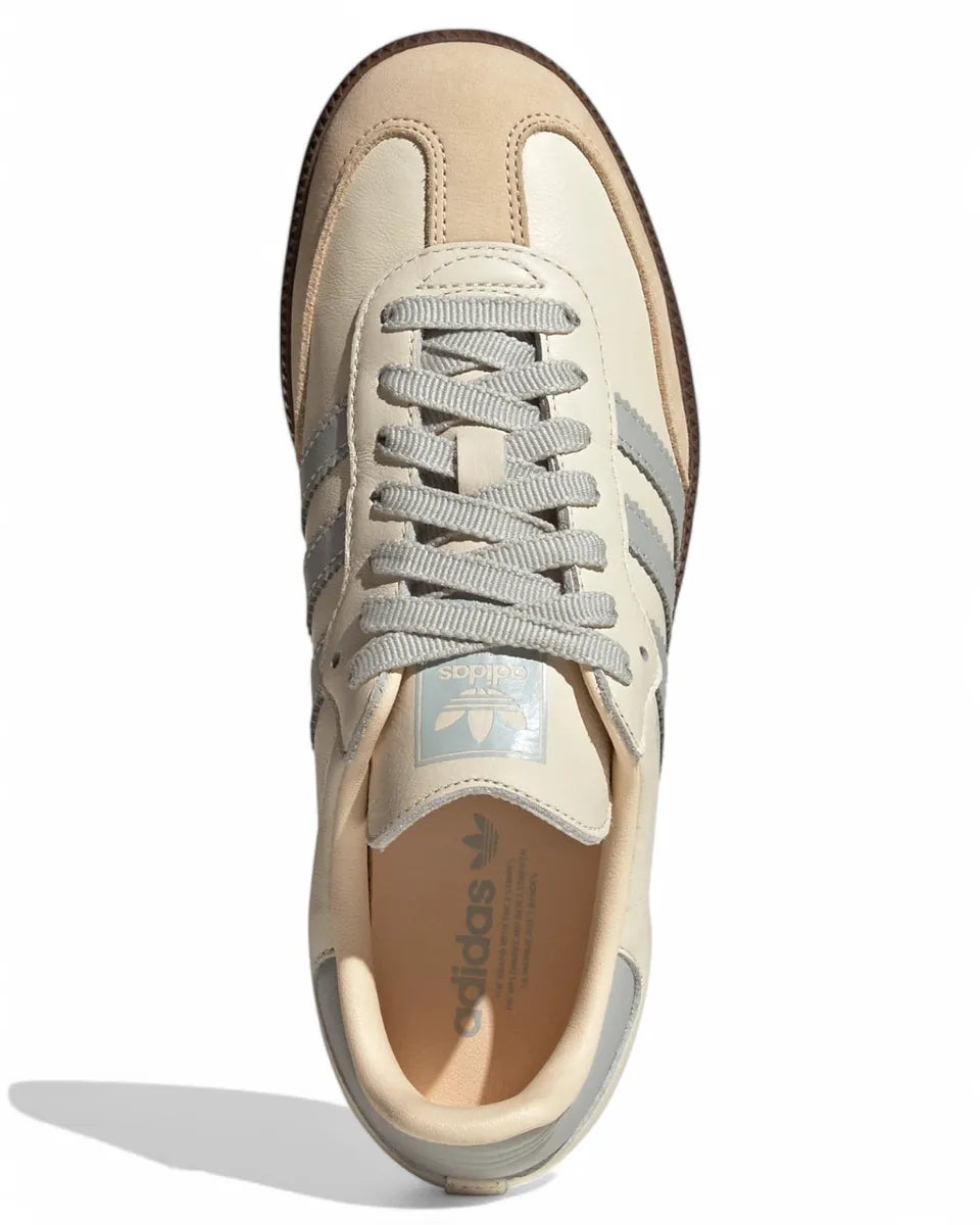 Adidas Samba OG crema e grigio-Adidas Originals-Sneakers-Vittorio Citro Boutique