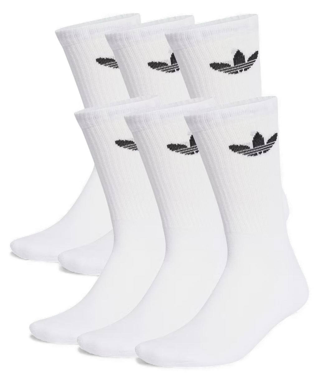 Adidas Trefoil Cushion Calf Socks (6 Pairs)