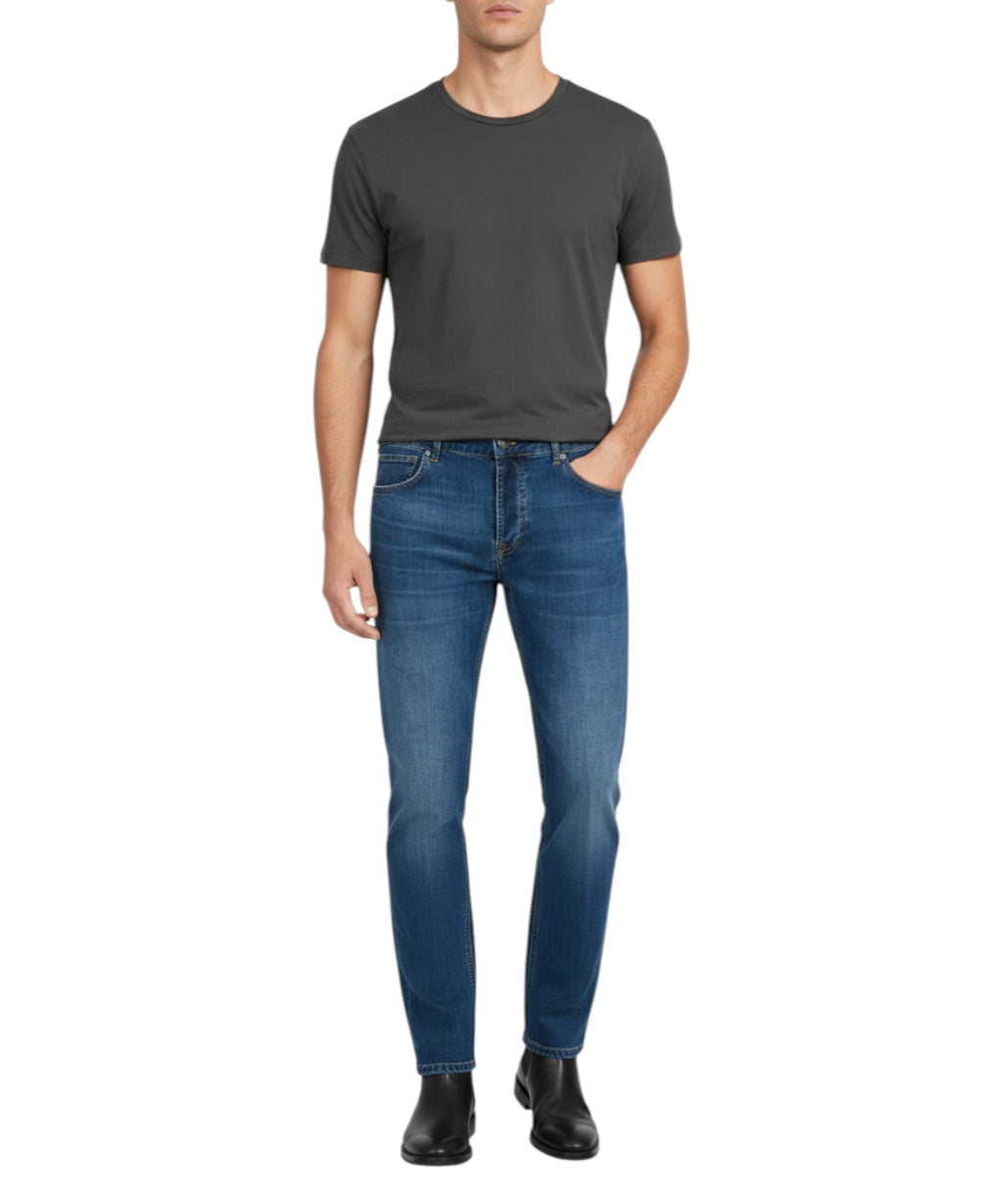 Jeans Slim Fit Uomo Michael Coal Modello David