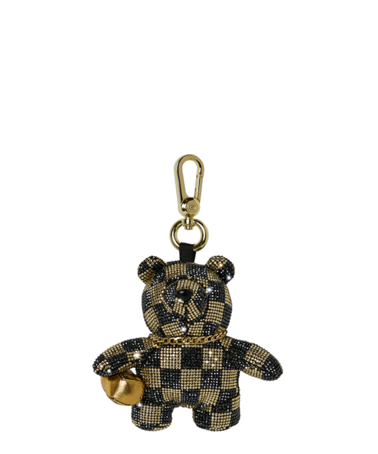 Sprayground Gold & Dangerous Bear Cub Keychain