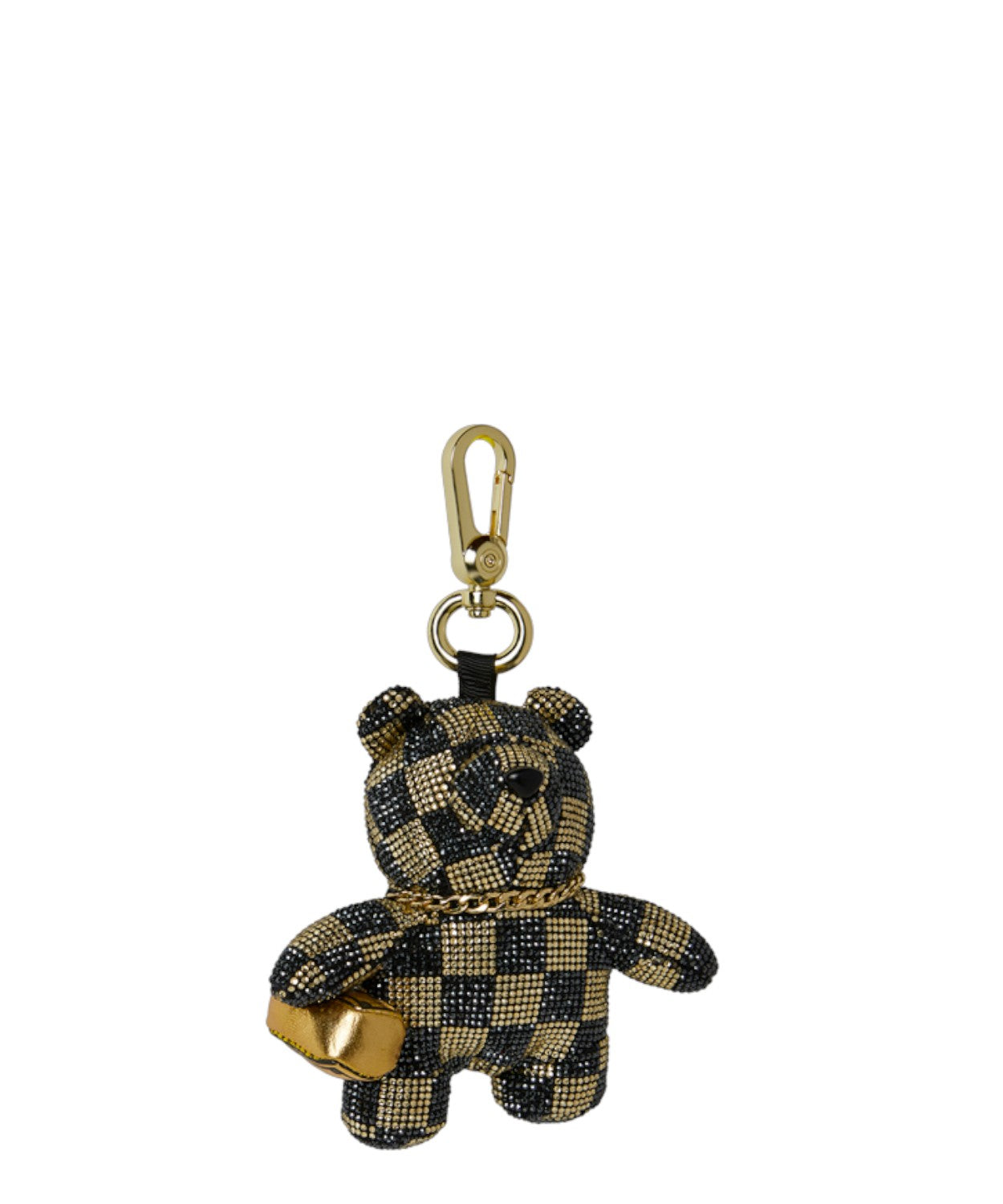 Sprayground Gold & Dangerous Bear Cub Keychain
