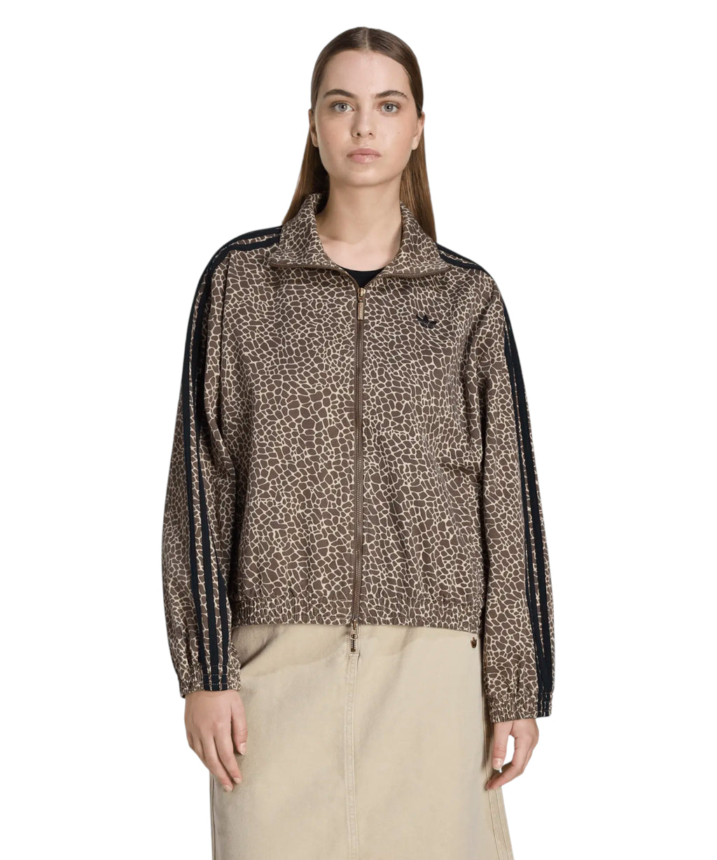 adidas Originals Firebird Oversized Animal Print Track Jacket