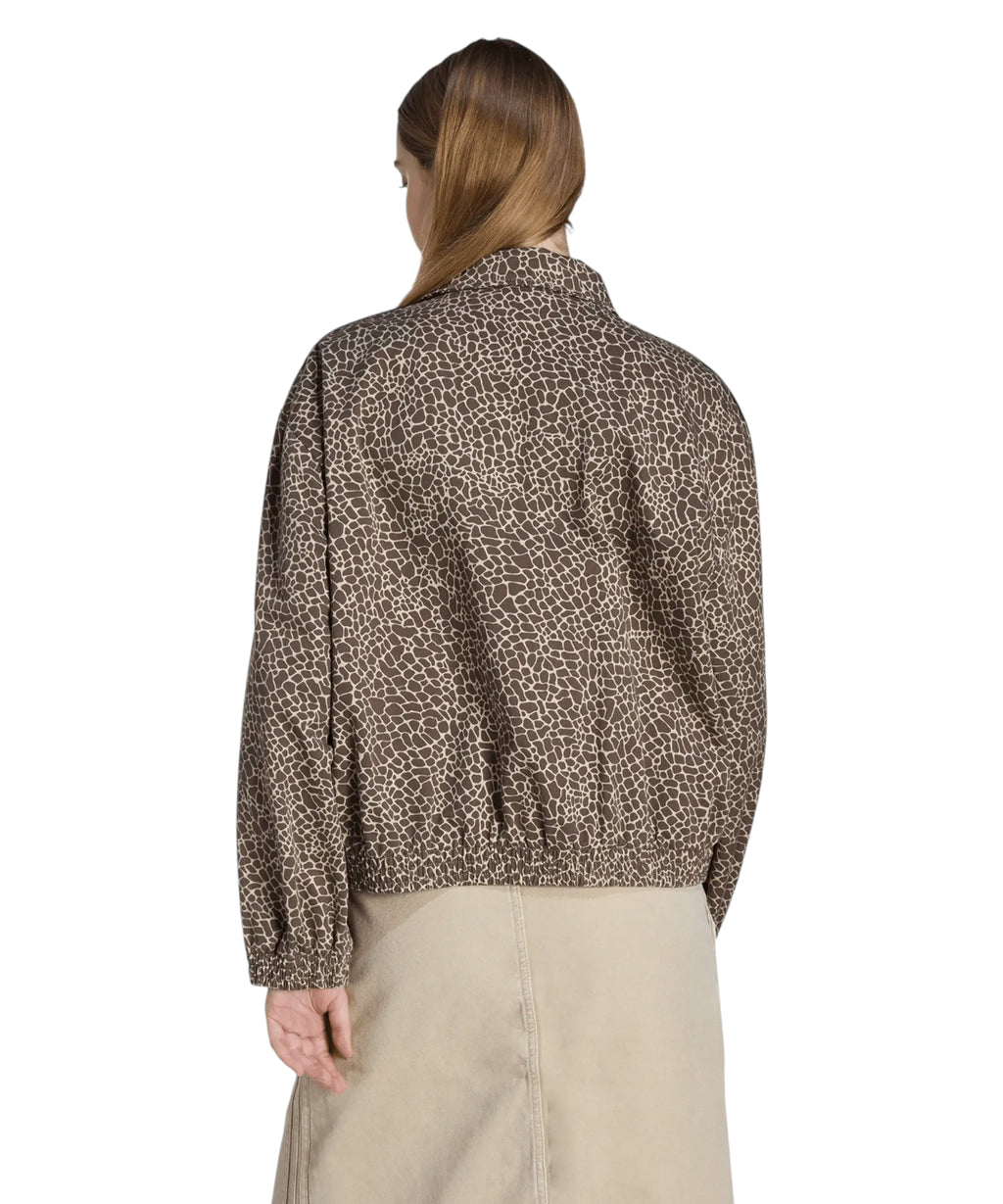 adidas Originals Firebird Oversized Animal Print Track Jacket
