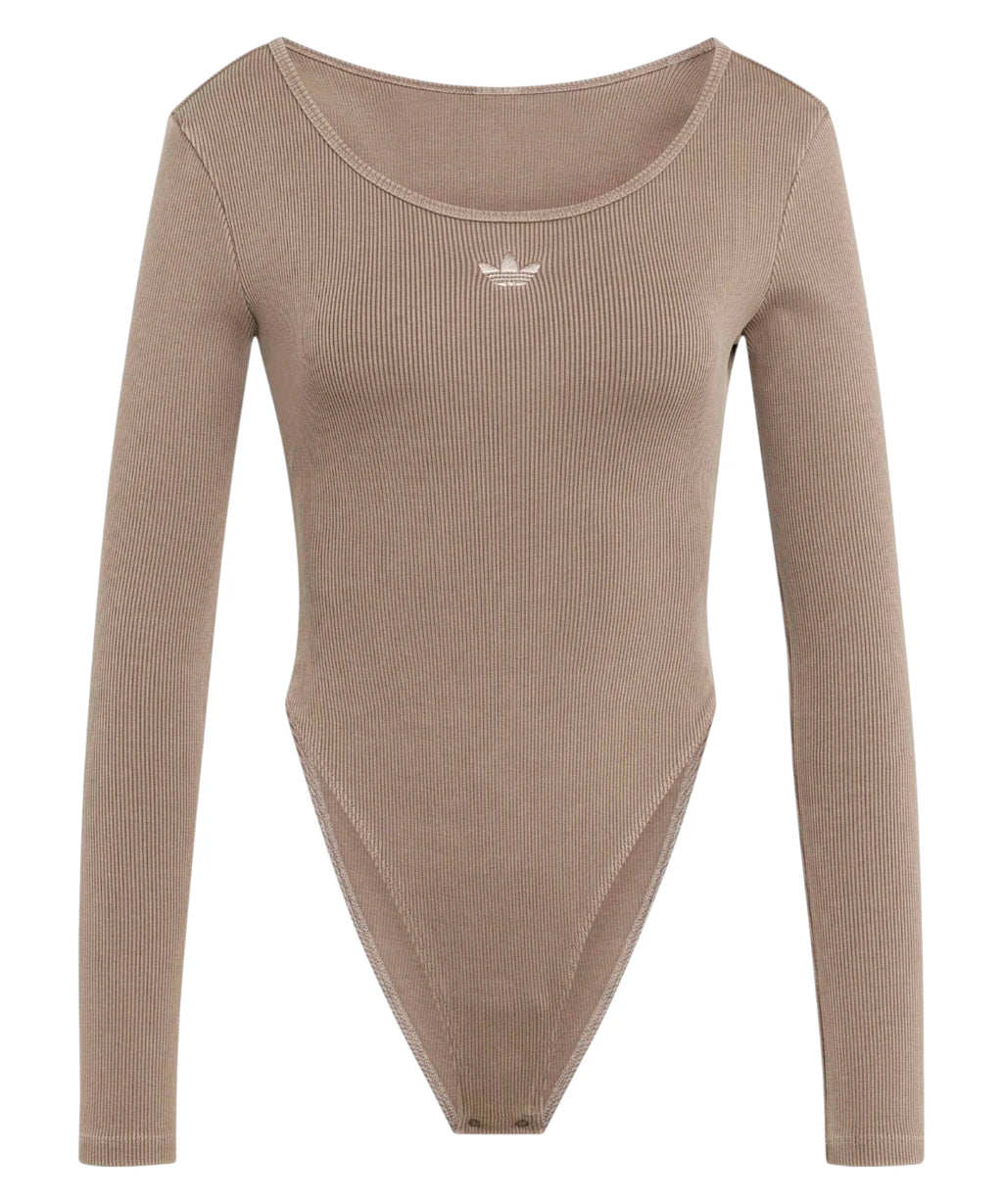 Body adidas Essentials Rib Washed z długim rękawem męskie