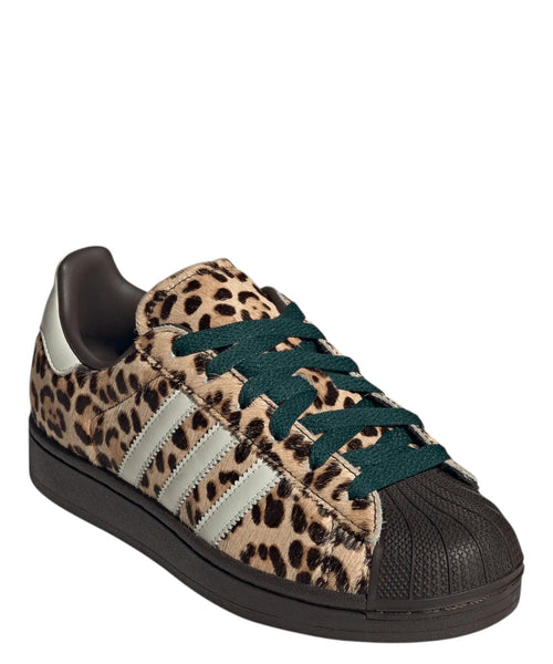Adidas Superstar II Sneakers with Leopard Print