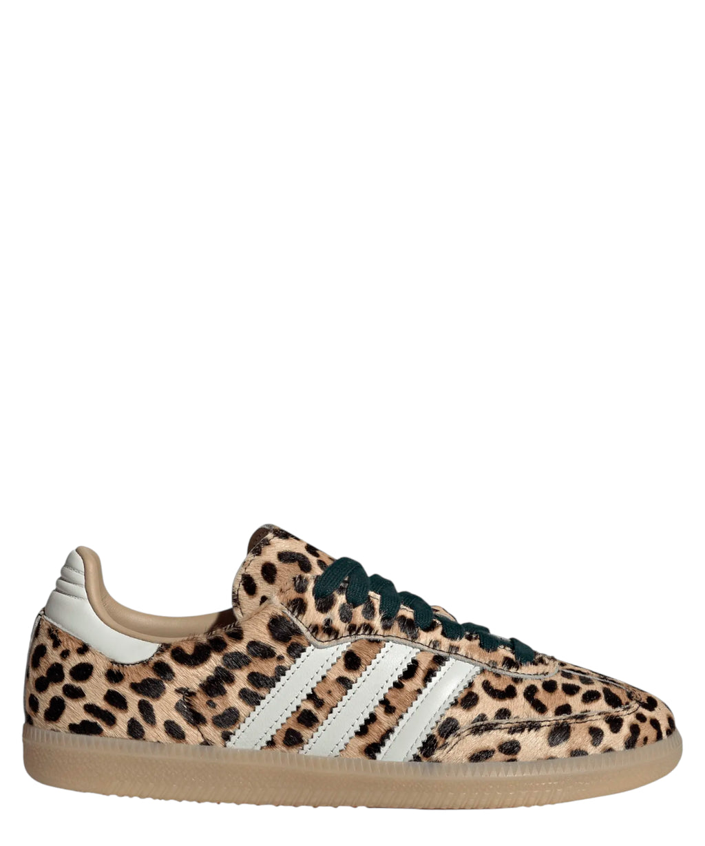 adidas Samba OG Leopard Print Leather Sneakers