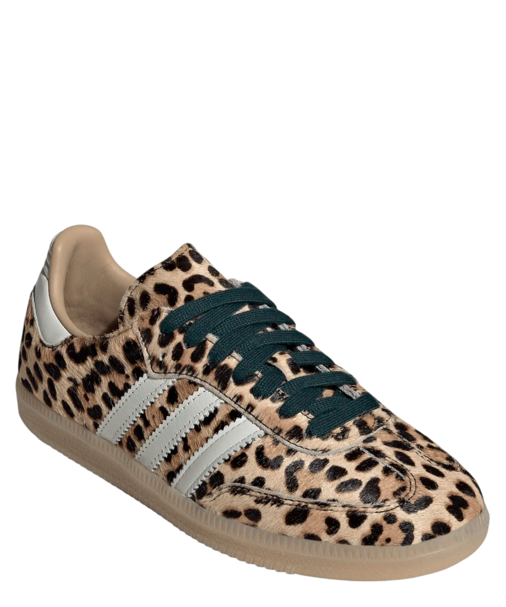 adidas Samba OG Leopard Print Leather Sneakers
