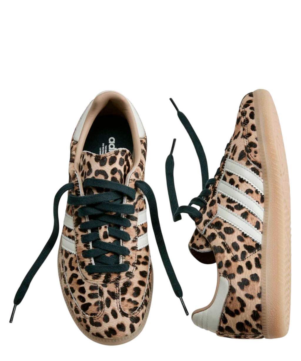 adidas Samba OG Leopard Print Leather Sneakers