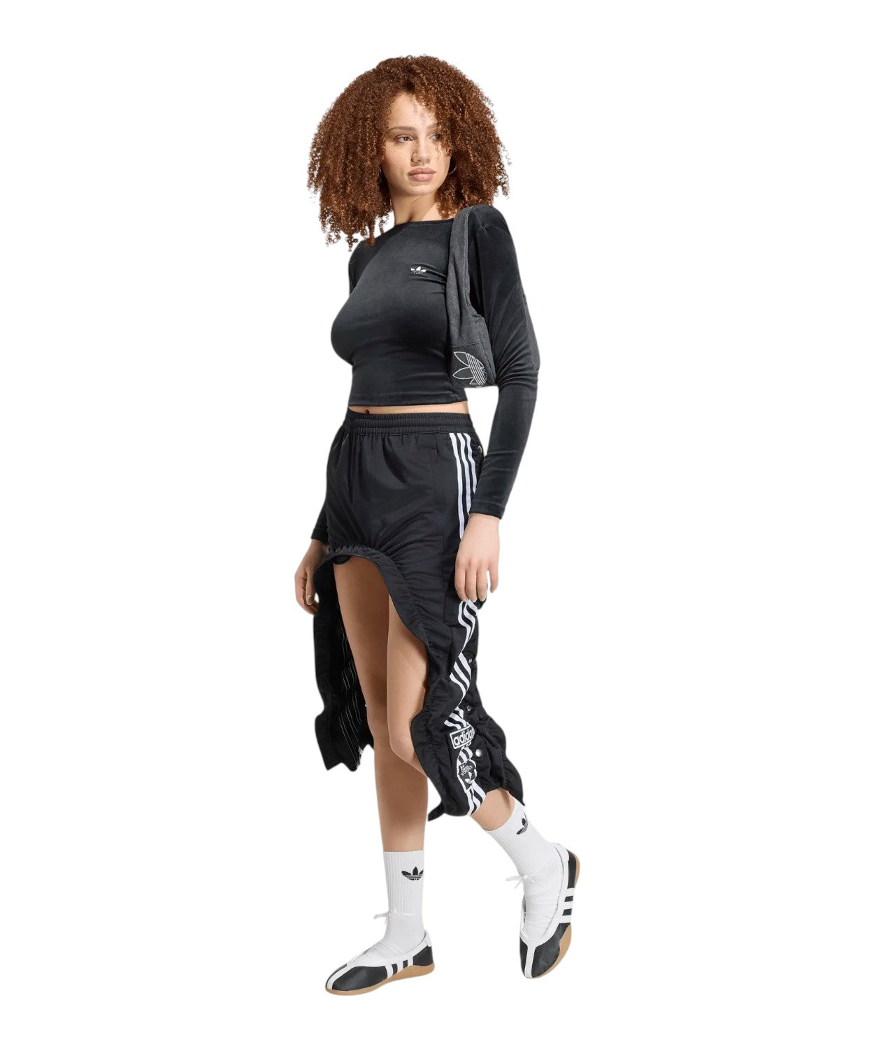 Sukně adidas Originals Adibreak s řasením pro ženy