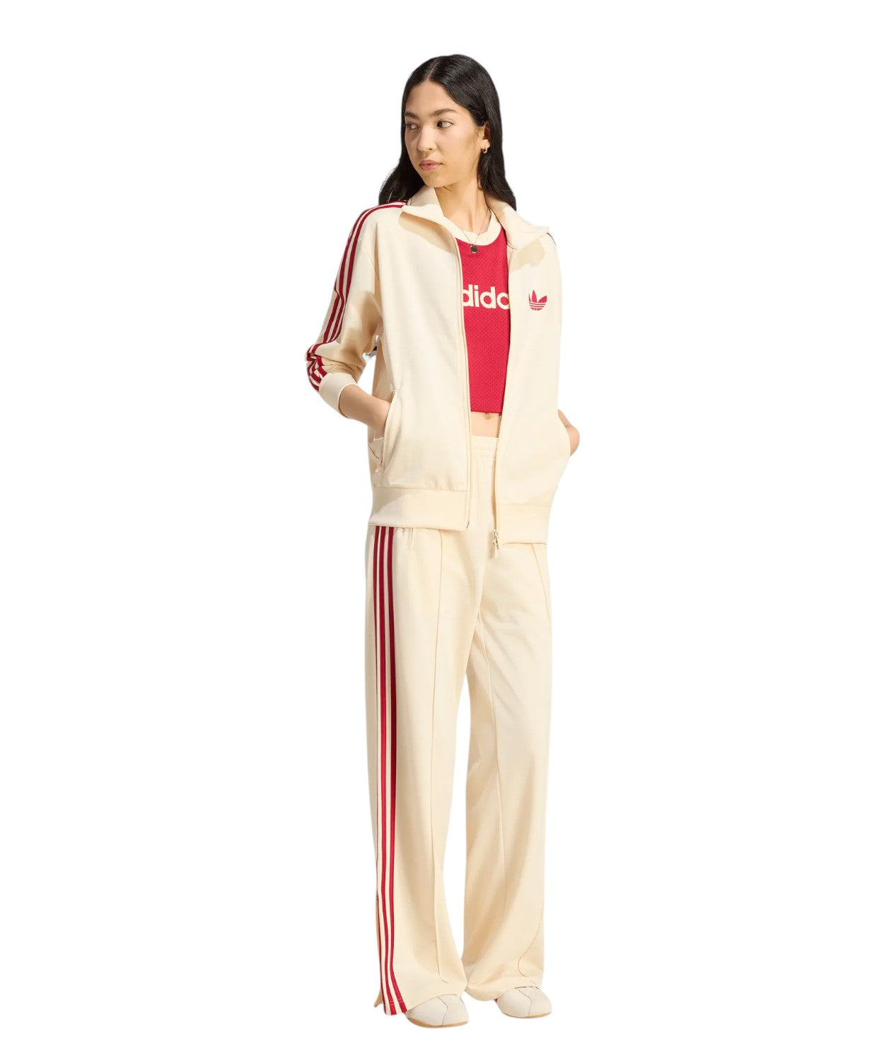 adidas Firebird track top loose adicolor sweatshirt