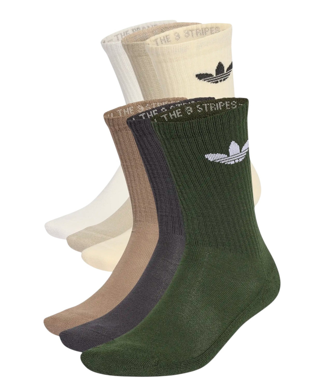 adidas Originals Crew Socks Cushion 6 Pair Set