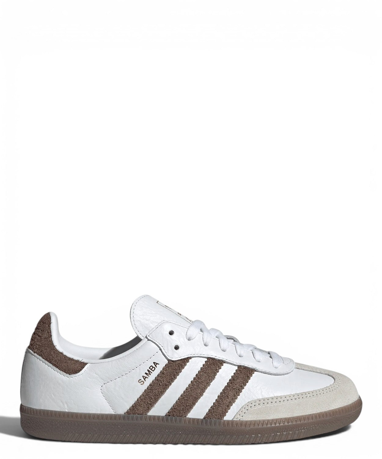 Adidas Samba OG Sneakers in Crinkled Leather Effect
