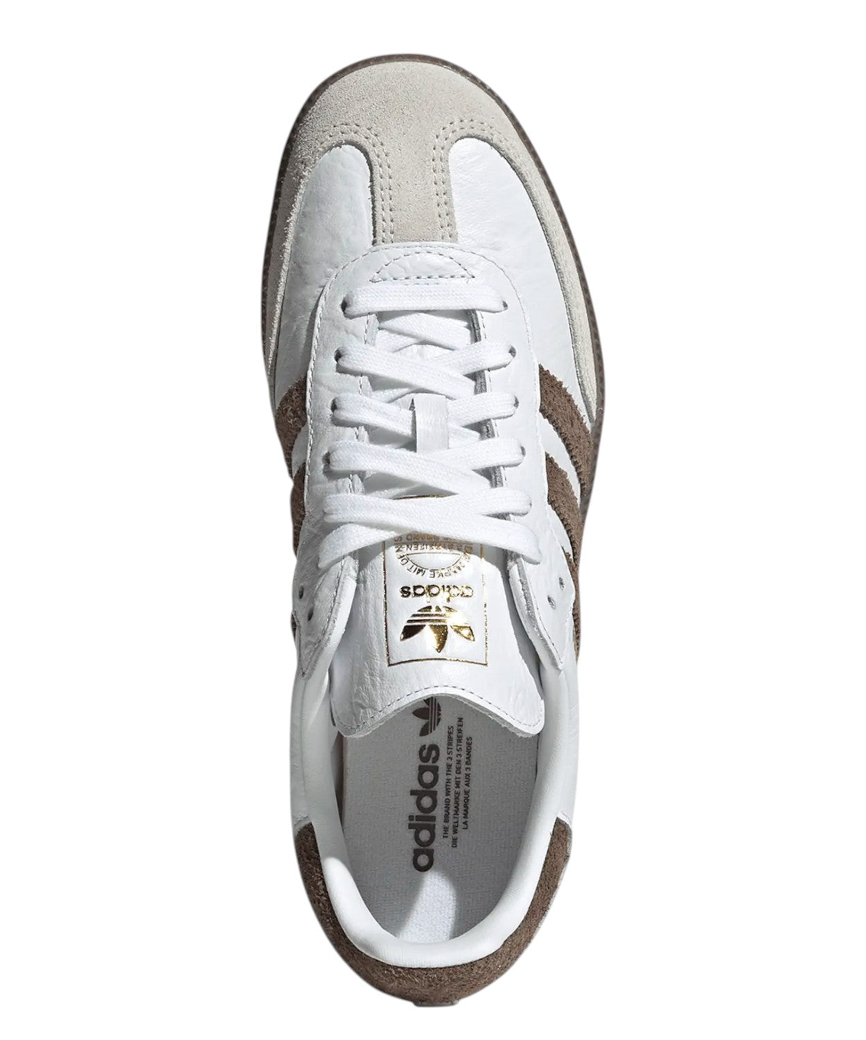 Adidas Samba OG Sneakers in Crinkled Leather Effect