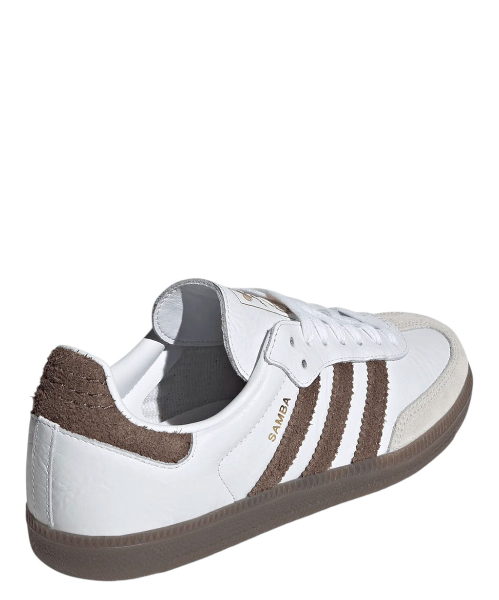 Adidas Samba OG Sneakers in Crinkled Leather Effect