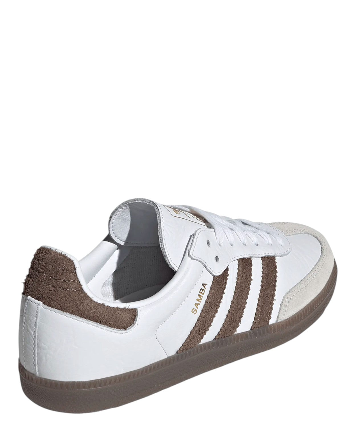 Adidas Samba OG Sneakers in Crinkled Leather Effect