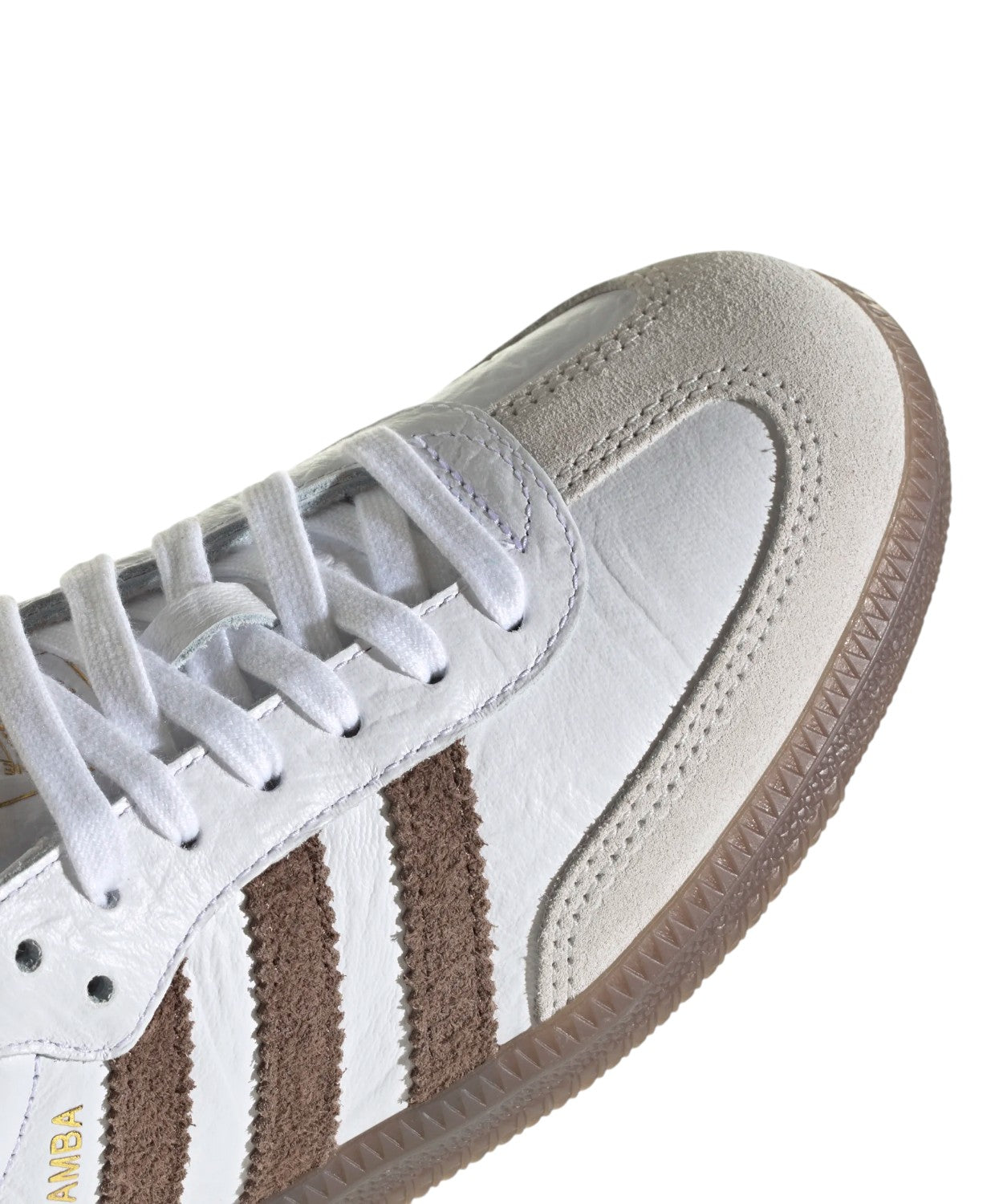 Adidas Samba OG Sneakers in Crinkled Leather Effect