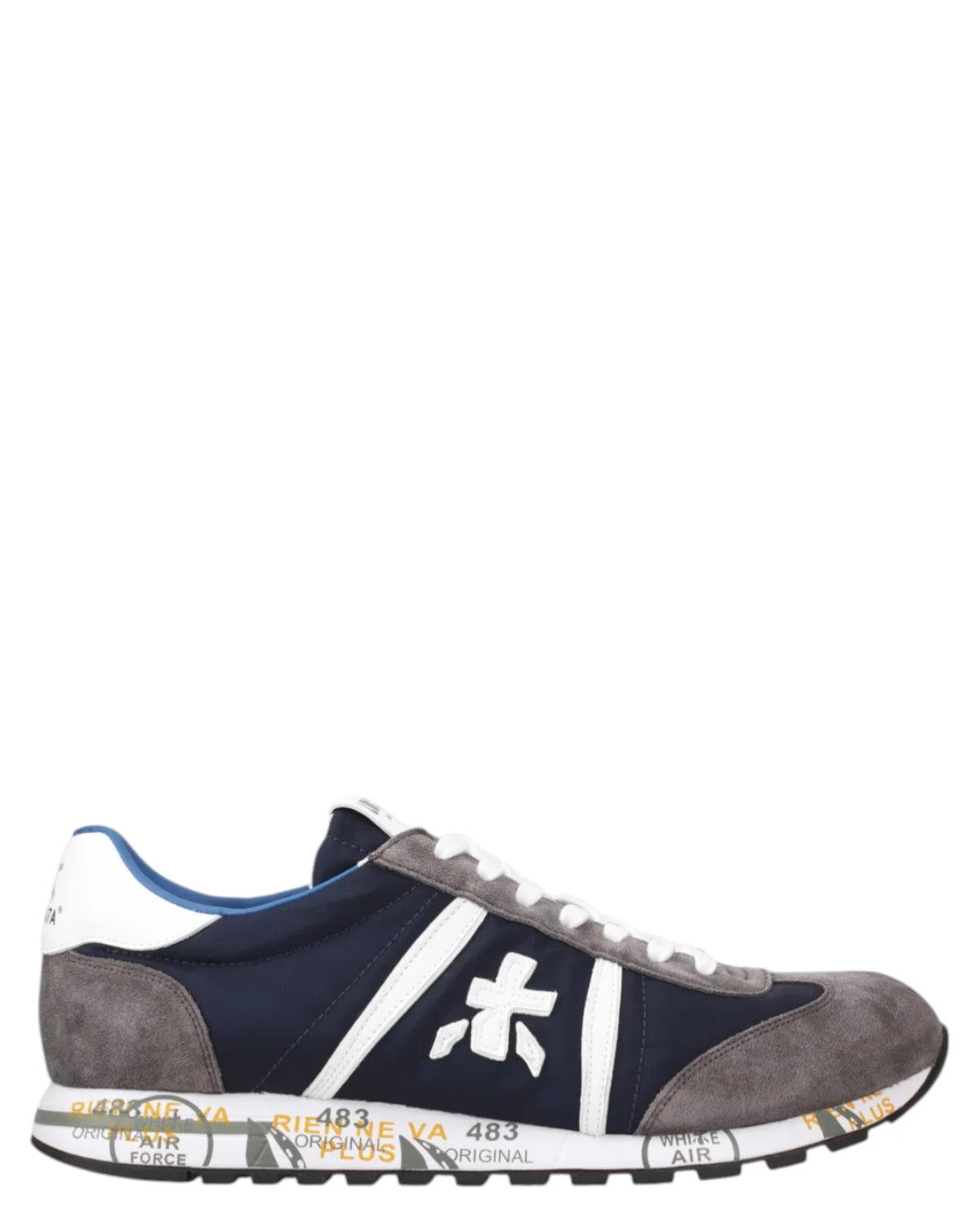 sneakers uomo Premiata Lucy 7089 in tessuto e pelle scamosciata