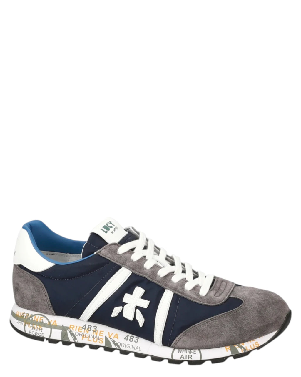 Men's Premiata Lucy 7089 sneakers in fabric and suede