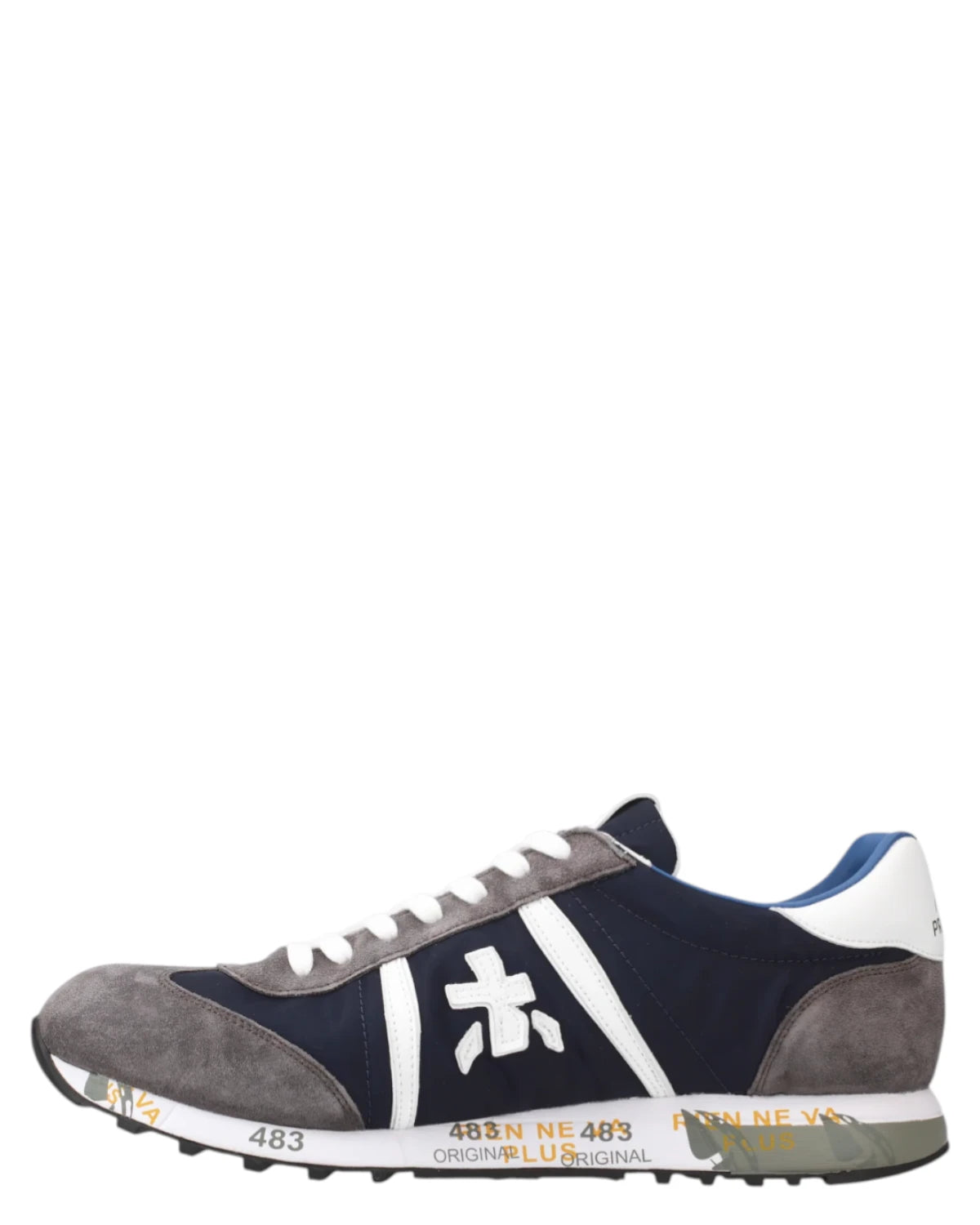 sneakers uomo Premiata Lucy 7089 in tessuto e pelle scamosciata