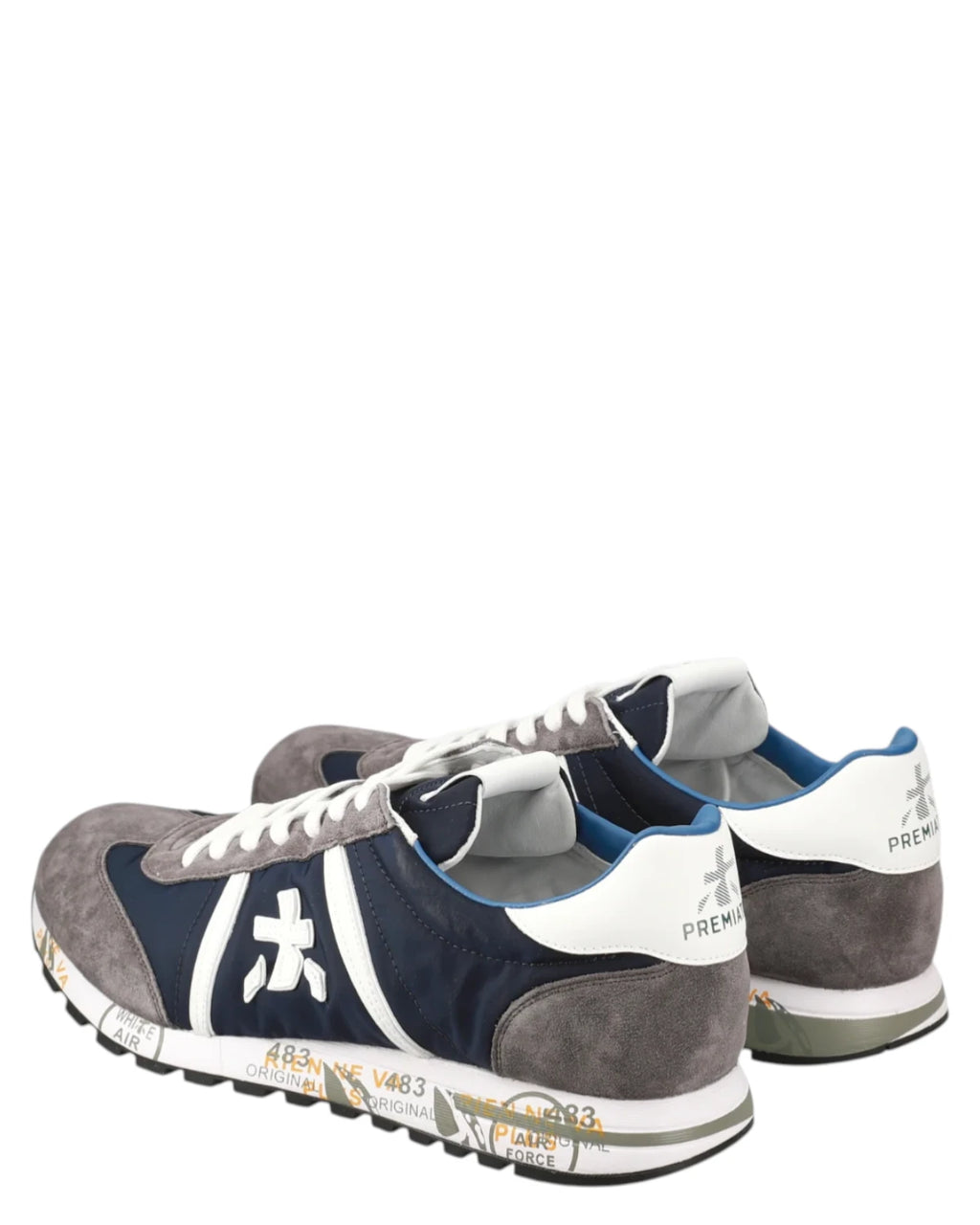 Men's Premiata Lucy 7089 sneakers in fabric and suede